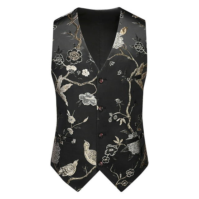 Manteaux pour Hommes,Robe Gothique Formelle pour Hommes Robe de Cour Médiévale Broderie Eetro Sans Manches et à Capuche Veste Décontractée,Veste pour Hommes,Veste Homme Hiver,Veste Homme Hiver