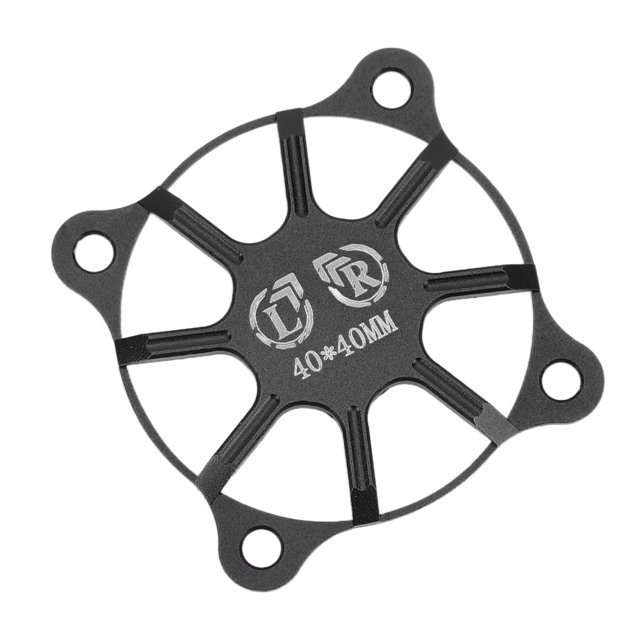 Motor Cooling Cover RC Cooling Fan Cover 40x40mm Aluminium Alloy Protective Accessory Part For Motor Black