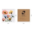 thumbnail image 6 of Pastel Fleurs Coasters Super White Glass Coasters with Cork Bottom - set of 12 florals, 6 of 6