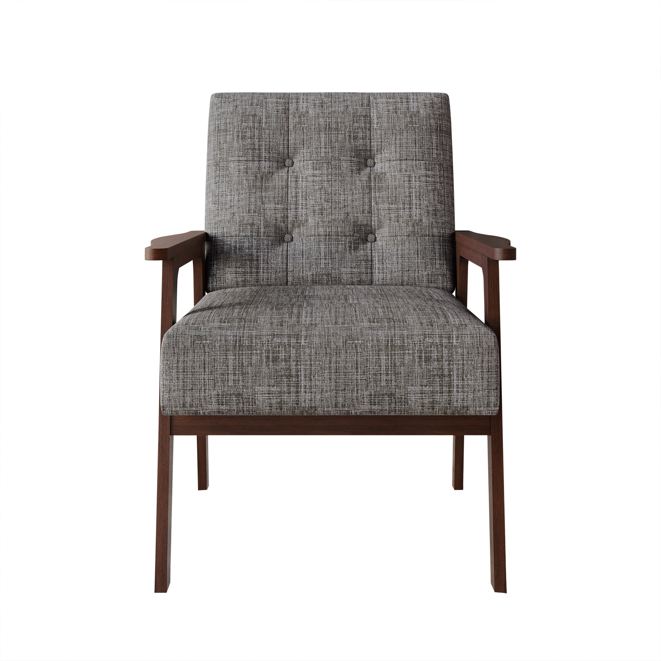 Castle Place Shabby Chic Accent Chair, Light Grey