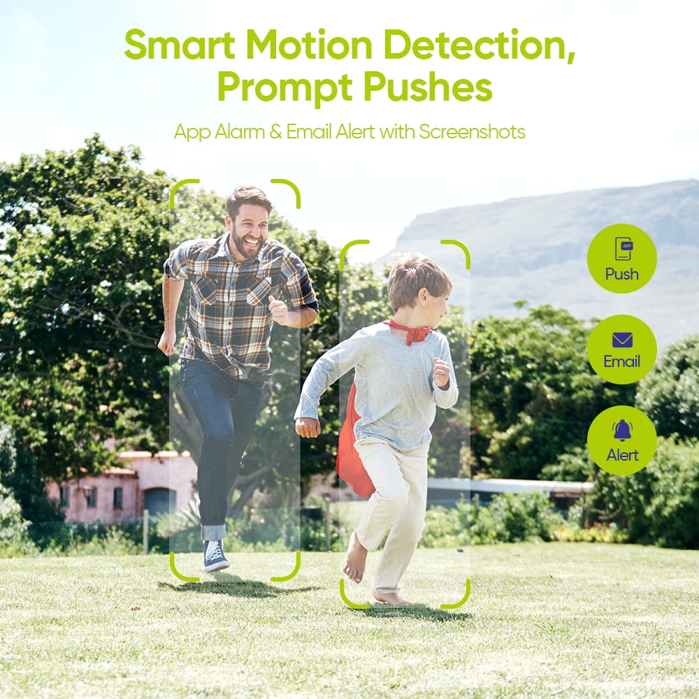 SANNCE PoE Surveillance Security Camera System, H.265+ 6MP 8CH NVR, 4X3MP Wired Conch Security IP Cams, AI Human/Vehicle Detection, Built-in Mic, 100Ft Color Night Vision, IP67, 0TB HDD, Security Kit