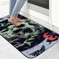 thumbnail image 4 of WERPE Skull Wreath Butterflies Indoor/Outdoor/Front Door/Bathroom Mats for Home Entrance 19.68*47.24 in, 4 of 6