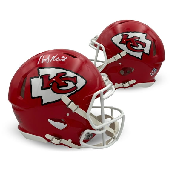 Andy Reid Autographed Kansas City Chiefs Signed Football Full Size Authentic Helmet Beckett COA