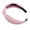 Pink, variant on Ljudmp Women's Textured Cotton Knot Headbands Plain Color Turban Wide Elastic Non Slip Headwrap Hair Hoop Headwear Green