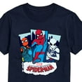 thumbnail image 3 of Marvel Your Friendly Neighborhood Spider-Man - Spider Suits - Adult Short Sleeve Graphic T-Shirt, 3 of 5