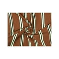 thumbnail image 4 of INSPIRE CHIC Women's Stripe Print Square Scarves Head Scarf Kerchief Brown with Buckle, 4 of 6