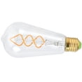 thumbnail image 1 of Luz decorativa, bombilla ST64, bombilla de doble espiral, bombilla de filamento, experiencia incomparable, 1 of 14