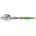 thumbnail image 2 of Vollrath 6414270 Green Handled Perforated 13-13/16" Basting Spoon, 2 of 6