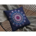 thumbnail image 5 of Amrita Sen Designs Amrita Sen Net Mandala Faux Suede Throw Pillow 18" x 18", 5 of 5