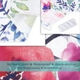 thumbnail image 6 of Floral Shower Curtain for Bathroom Flower Shower Curtain Watercolor Girls Shower Curtains Flowered Shower Curtain with Hooks Pink Floral Bathroom Decor Pink Shower Curtain, 72" W x 72" H, 6 of 6
