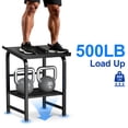 thumbnail image 4 of Soporte para mancuernas Niffgaff de alta resistencia, 64 cm, capacidad de carga de 500 lb, 4 of 7