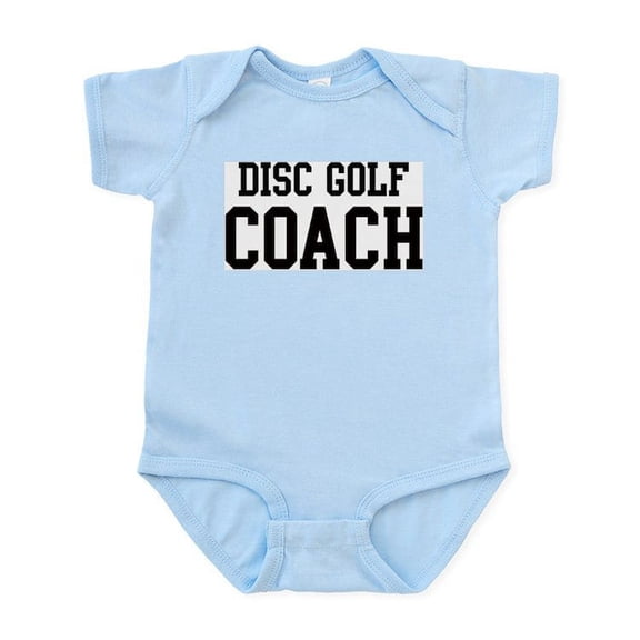 CafePress - DISC GOLF Coach Infant Bodysuit - Baby Light Bodysuit, Size Newborn - 24 Months