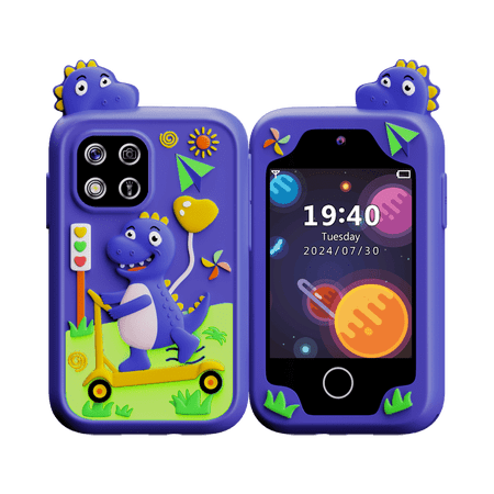 Kids Smart Phone, Touchscreen HD Dual Camera Cell Phone for Kids,2.8" Touchscreen, 20 Games, MP3, Christmas Birthday Gift for Ages 3-10, Toddler Girl Toys
