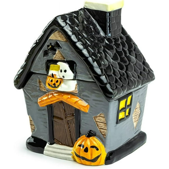 Potter's Studio Halloween Haunted House Cookie Jar 1.8qt