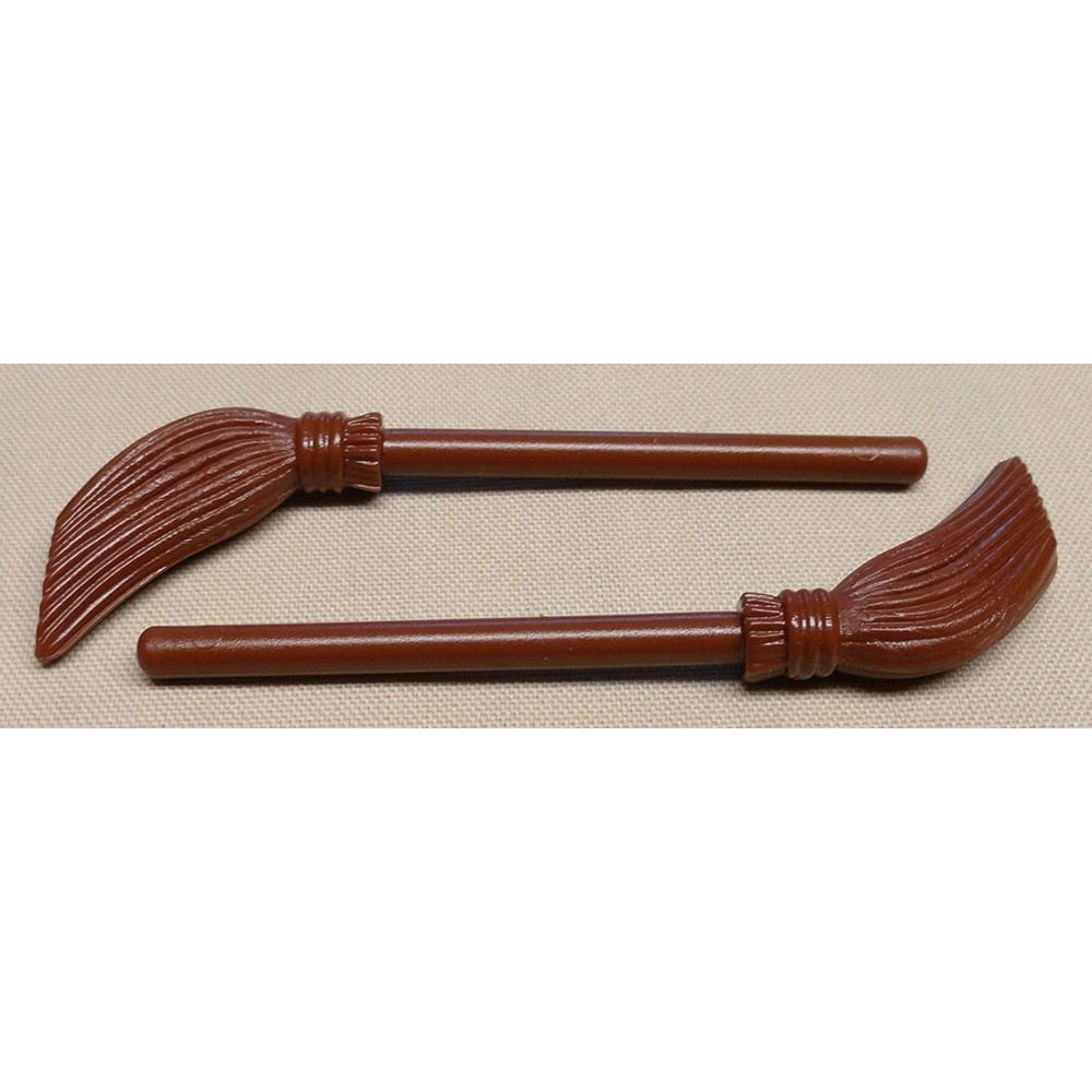LEGO Brown Minifig Utensil Broom For Harry Potter Minifig