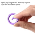 thumbnail image 4 of Unique Bargains Round Spring O Rings, 25mm/ 0.98' Trigger Buckle Snap Purple, 4Pack, 4 of 5