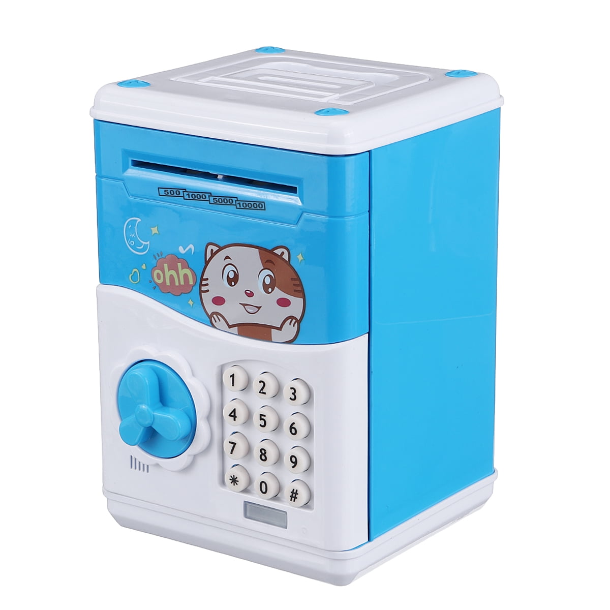 Electronic Piggy Bank ATM Password Money Coin Automatic Safe Saving Box ...