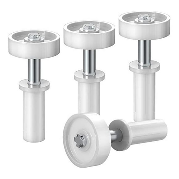 4 pieces Bifold Closet Door Hardware Repair Tool Kits Door Hardware Stainless Steel Easy to Install replacement parts for Thick Door Barn Door A