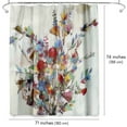 thumbnail image 6 of Americanflat 71" x 74" Shower Curtain, Spring Bouquet by PI Creative Art, 6 of 7