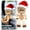 A, variant on HOARBOEG Christmas Shaking Wooden Figurine Car Dashboard Ornament with Moving Head, Fun Animated Bobblehead for Car Dashboard or Home Desktop, Cute Holiday Decoration Gift for Christmas