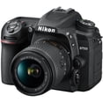 thumbnail image 3 of Nikon D7500 DSLR Camera with 18-55mm Lens + 2pcs 64GB Memory Card + Case + Tripod + Wideangle + Telephoto + ZeeTech Accessory Bundle\, 3 of 7