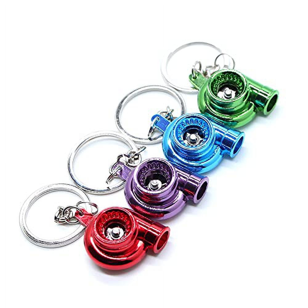 GT//Rotors Turbo Keychain Metal Spinning Turbocharger