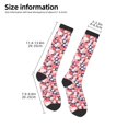thumbnail image 2 of Naloa Japanese Cherry Blossoms Thigh High Socks Extra Long Stretchy Sock Women Over Knee High Opaque Stocking Daily Wear, 2 of 6