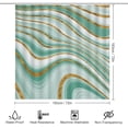 thumbnail image 2 of 4Pcs Mint Green & Gold Foil Polka Dots Shower Curtain Sets, Bathroom Set Decor with Non-Slip Bath Mat, Toilet Lid Rug and Contour Mat, 72 x 72inch, 2 of 8