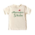 thumbnail image 4 of Mastered 5 Years Shirt for Boys & Girls Golf Themed Fifth Birthday T-Shirt for Kids Natural Shirt 5-6, 4 of 5