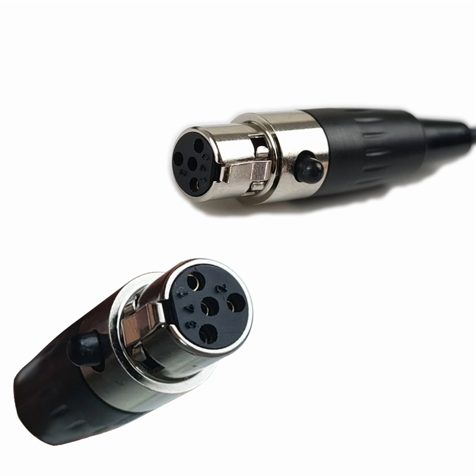 Omnidirectional Condenser Lavalier Microphone Compatible for Shure four Pin XLR Audio Input jack Wireless System