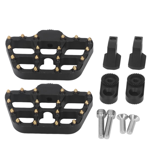 1 par de estriberas para el conductor, pedal delantero antideslizante para motocicleta, repuesto para R18 2020-2022+, dorado