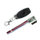 thumbnail image 1 of Interruptor de control remoto inalámbrico inteligente RF de 433 MHz, transmisor RF con receptor 1 botón negro, 1 of 9