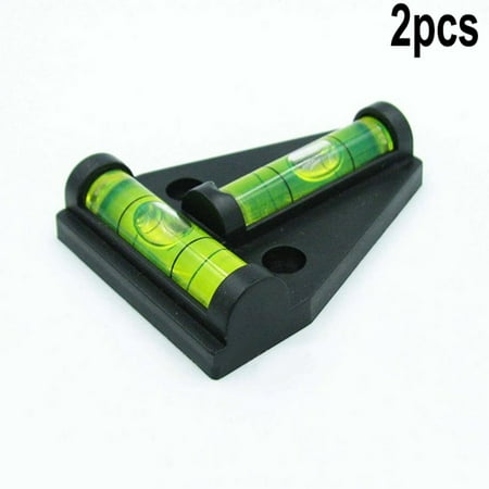 

2PCSTwo Way T-Shape Mini Leveller Bubble Spirit Level for Pictures TV\ s Caravans