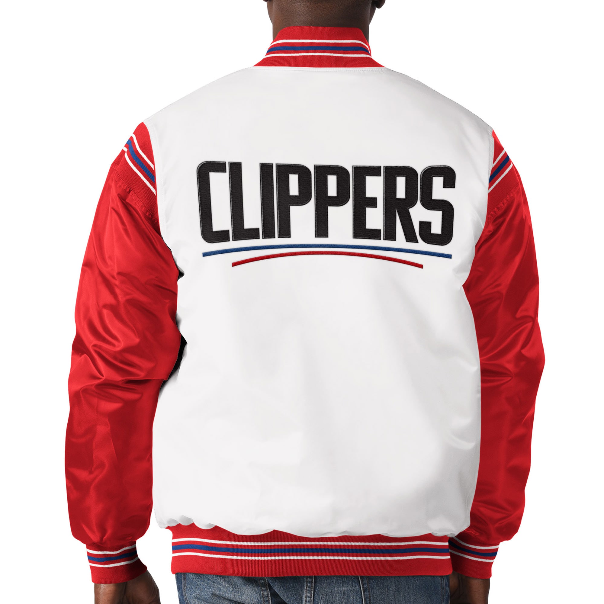 LA Clippers Renegade Varsity Satin Full 