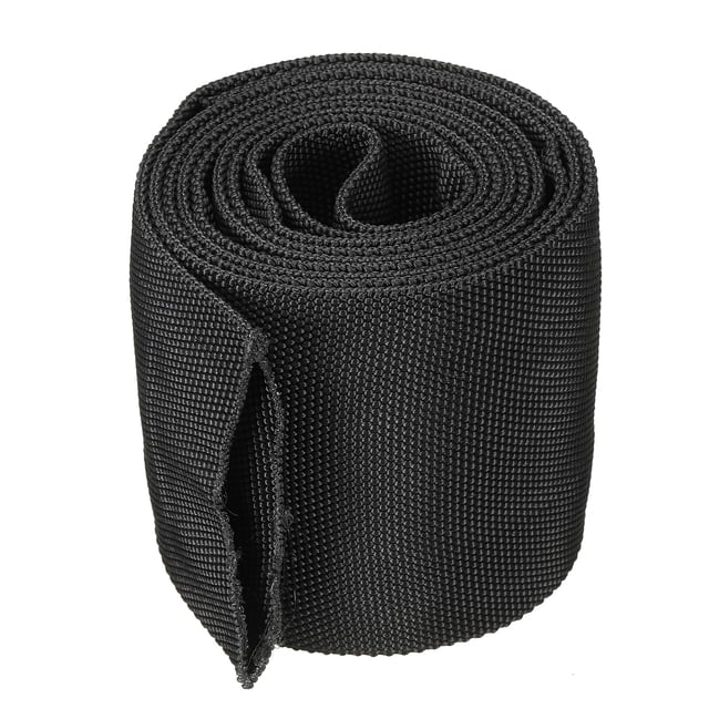 Unique Bargains 4' ID 6.5FT Nylon Protective Hose Sleeve, Cable Cover Sheath Protection, Black