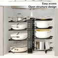 thumbnail image 3 of Pot Pan Rack, Pot Rack Organizer Heavy Load Vertical  for Pantry, 3 of 8