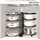 thumbnail image 3 of Estante Para Ollas, Estante Para Ollas De Carga Pesada De Varios Niveles, Organizador De Hierro Para Cocina, 3 of 7