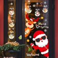thumbnail image 3 of Pegatinas de pared electrostáticas de Navidad, Papá Noel, muñeco de nieve, pingüino, ventana de vidrio, decoración de Feliz Navidad, Natal, 2023, 3 of 4