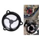 thumbnail image 3 of Tapas de filtros de aceite de aluminio Billet CNC Tapas de filtros de aceite de motocicleta Tapas de accesorios de motocicleta Tapa de cárter CNC para Negro Macarena tapa del enchufe del motor, 3 of 8