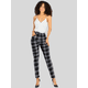 thumbnail image 2 of Leggings Elegantes Jegging Mujer a Cuadros Stretch Looks Formal y Casual Mayón Mallones, 2 of 5