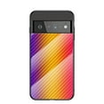 thumbnail image 1 of Nalacover Case for Google Pixel 7 Carbon Fiber Texture Tempered Glass Cover, Slim Thin Fit Soft Silicone Rugged Back Shockproof Anti-Scratches Anti-Fingerprints Case for Google Pixel 7, Gold, 1 of 10