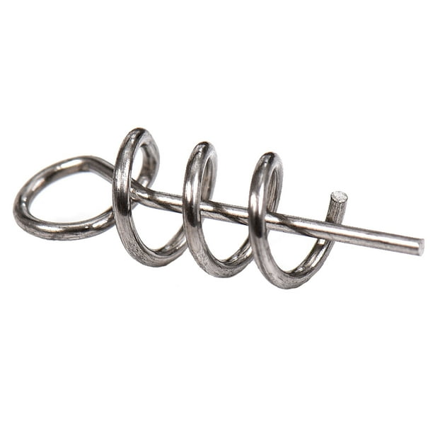 50Pcs Spring Lock Pin Fishing Pin Screw Crank Hook Spring Twist Lock