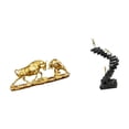 thumbnail image 6 of CarpNettore Bull Figurine Thinker Statues Modern Artwork Chinese Style Cow Cattle Sculptures Abstract Figure Handicraft for Desk Bookshelf Decorative Objects, 6 of 8
