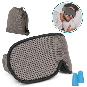 ZenMask - Light Blocking Sleep Eye Mask Comfortable and Cooling Eye Covers - Ideal for Side Sleeper