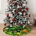 thumbnail image 6 of St Patrick''s Day Tree Skirt Xmas Tree Mat Halloween Christmas Tree Ornaments Decorations Holiday Party Indoor Outdoor 30", 6 of 6