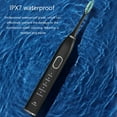 thumbnail image 2 of Camping Kitchen Electric Toothbrushes for Youngster-5 Modes with Smart Timer, Waterproof Usb Charging Rechargeable Ultrasonic Toothbrushes, 3 Replacement Brush Heads, Adults Power Toothbrush, 2 of 6