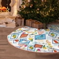 thumbnail image 5 of Sikiie Stamp Nativity Christmas Tree Skirt, Jesus Christian Winter Holiday Tree Mat Decoration(30-48IN)36", 5 of 6