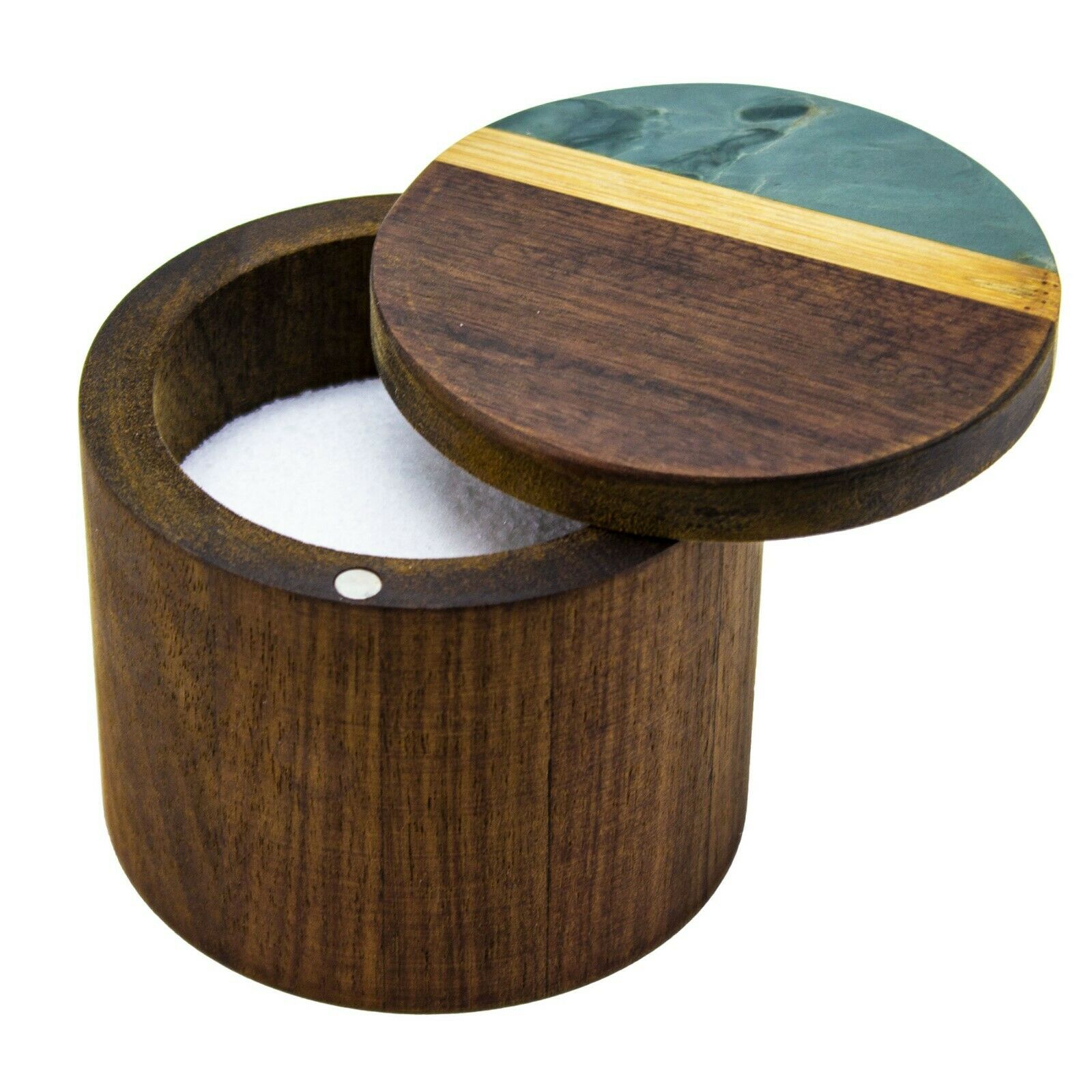 Totally Bamboo Rock & Branch Slate and Acacia Salt Box / Cellar