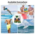 thumbnail image 6 of Mens Coat Of Arms Of Haiti Swimming Trunks with Compression Liner Beach Quick Dry Swim Shorts, 6 of 6