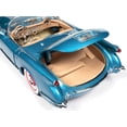 thumbnail image 5 of 1954 Chevrolet Corvette Convertible Pennant Blue Metallic "American Muscle" Series 1/18 Diecast Model Car by Auto World, 5 of 8